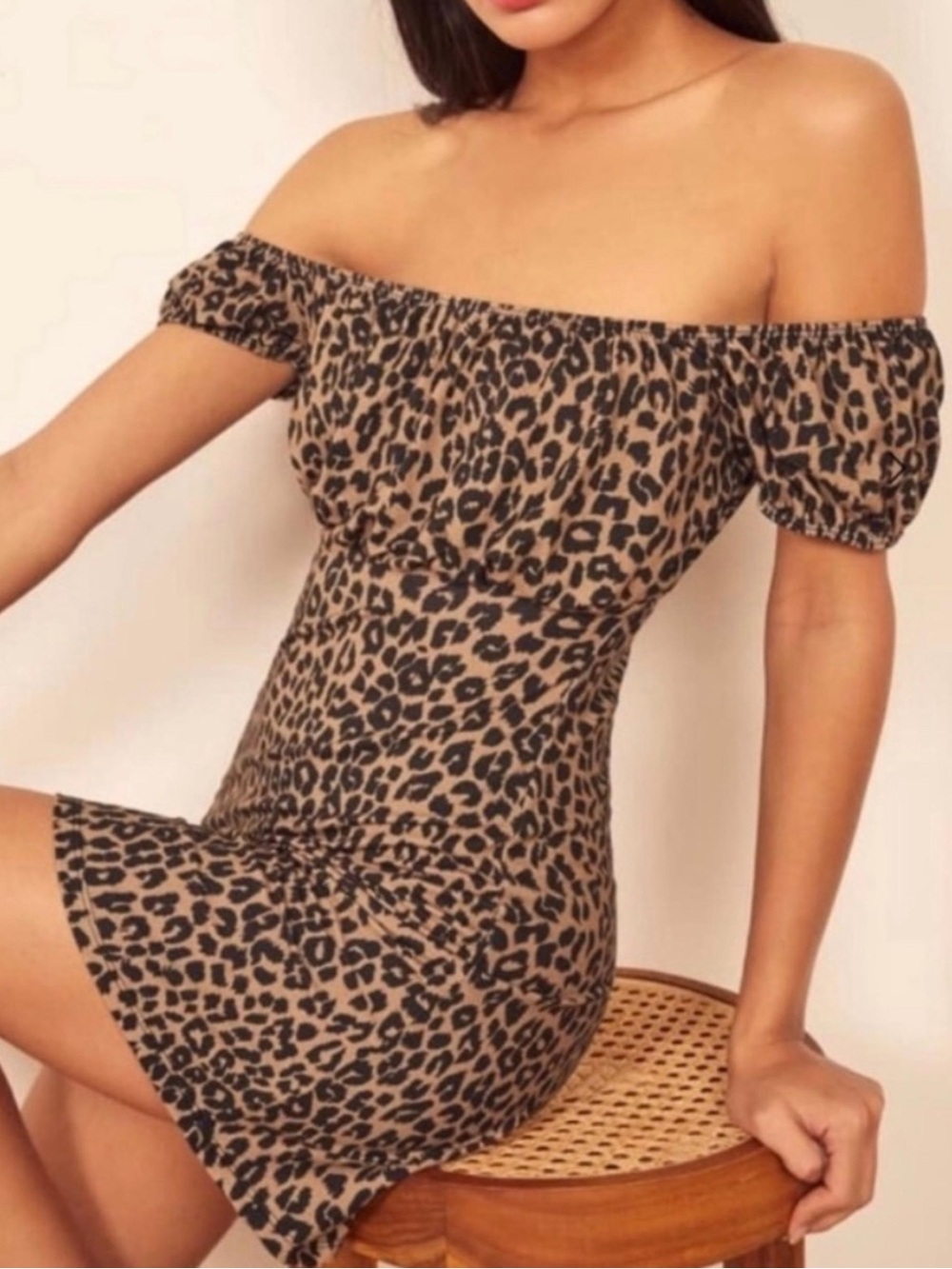 Reformation Leopard Print Dress